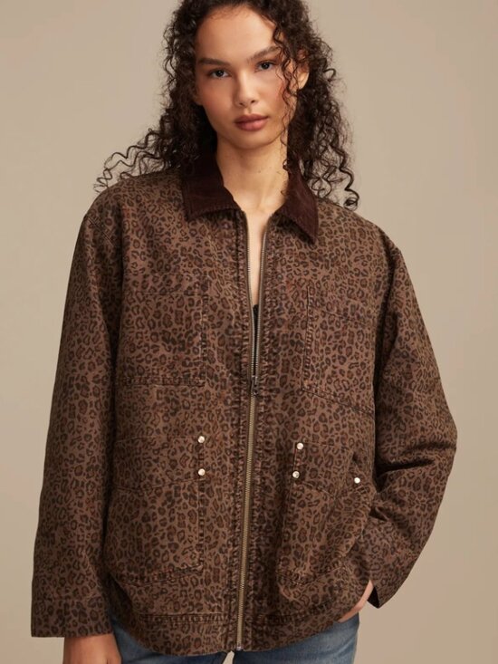 Lucky Brand Jackets & Blazers - Cheetah Print Chore Jacket